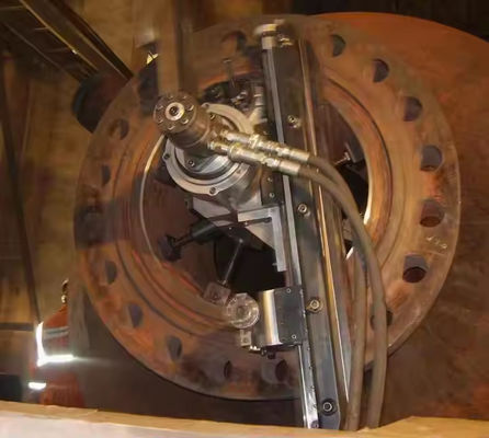XDEM Портативный фланцевый фазер ID OD Mount Flange Facing Shipyard Mining Repair