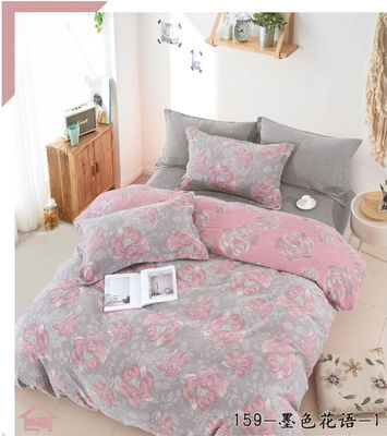 Настройка постельного белья на 100% из двойного Jacquard, промытого хлопкового цвета