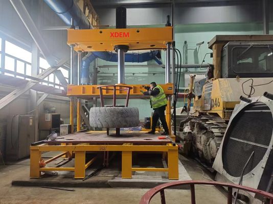 XDEM 260T Гидравлический шинный пресс для горнодобывающих предприятий ОТР шины горнодобывающие грузовики шины 23.5R25 29.5R25 35/65R35 45/68R45