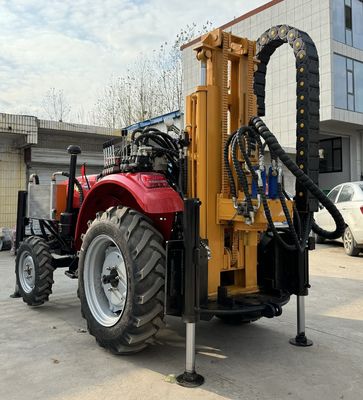XDEM WL200D 50hp трактор монтированный 220m скважина буровой машины с гидравлической гидравлической буровой установкой