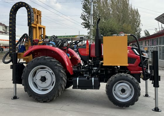 XDEM WL200D 50hp трактор монтированный 220m скважина буровой машины с гидравлической гидравлической буровой установкой