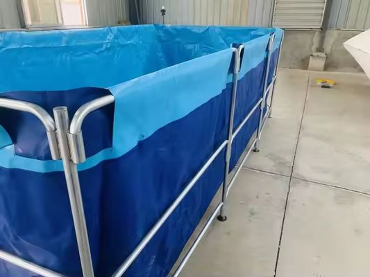 XDEM Сельское хозяйство Складные ПВХ квадратные резервуары Платна Культура Квадратный рыбный пруд прямоугольная форма для использования в рыбоводческих хозяйствах