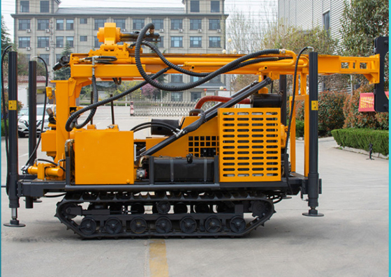 JDL350 500-метровая буровая установка для бурения водяных скважин, глубоких скважин, гусеничная гидравлическая разведочная колонковая