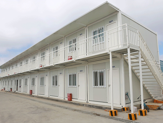 Легкие Prefab размещещния контейнера строительной площадки модульные устанавливают дом